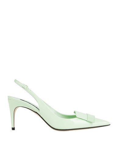 Sergio Rossi Woman Pumps Light green Size 8 Leather | YOOX (US)
