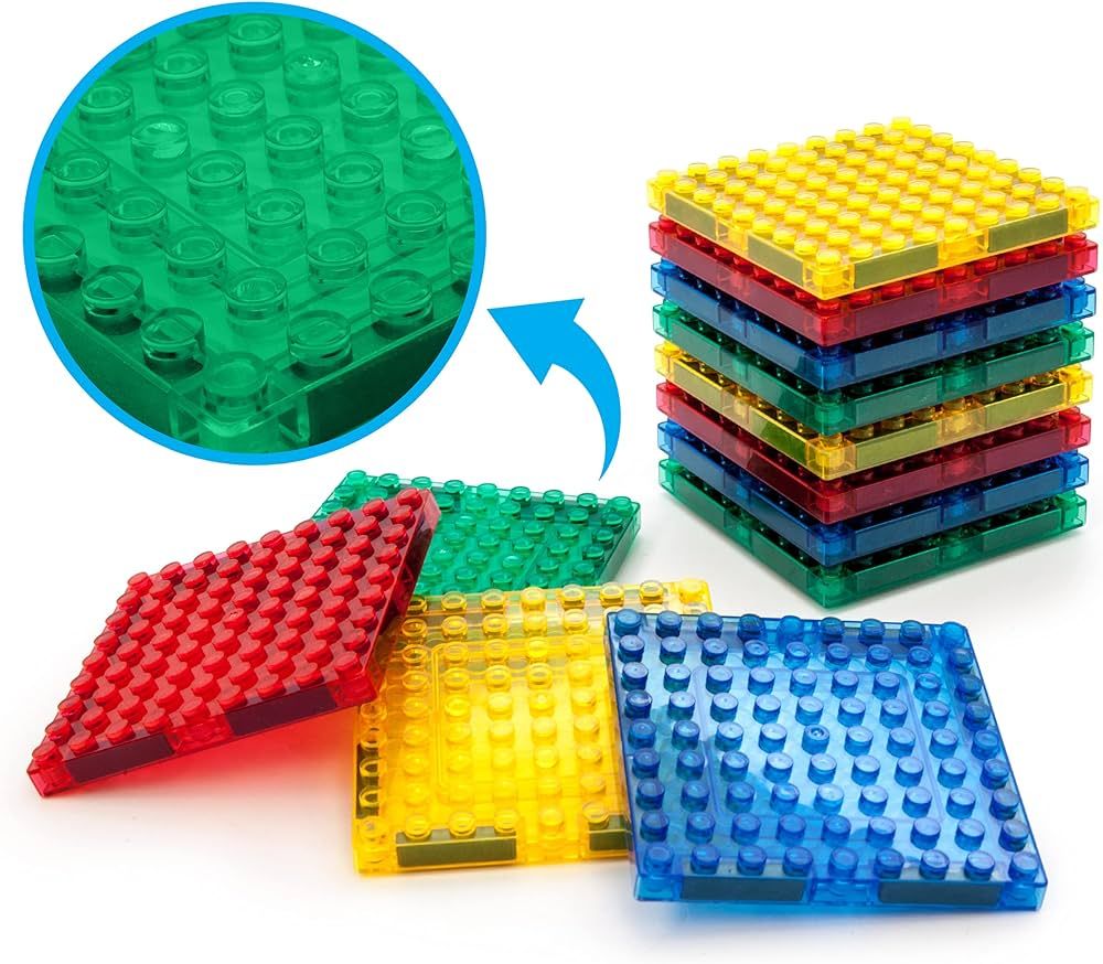 PicassoTiles 12pcs Magnetic Brick Tiles STEM Creative Magnetic Tiles Building Block Set Building ... | Amazon (US)