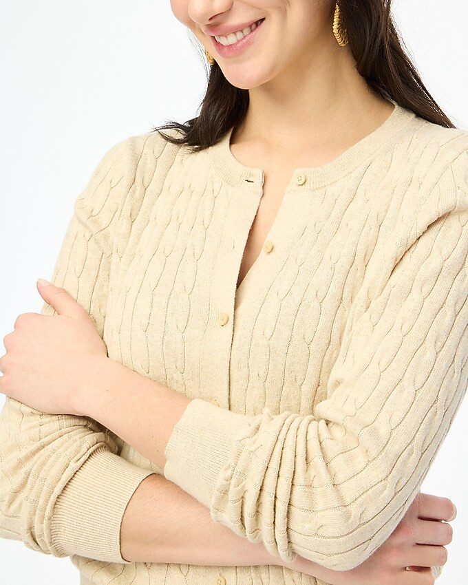 Cable cardigan | J.Crew Factory