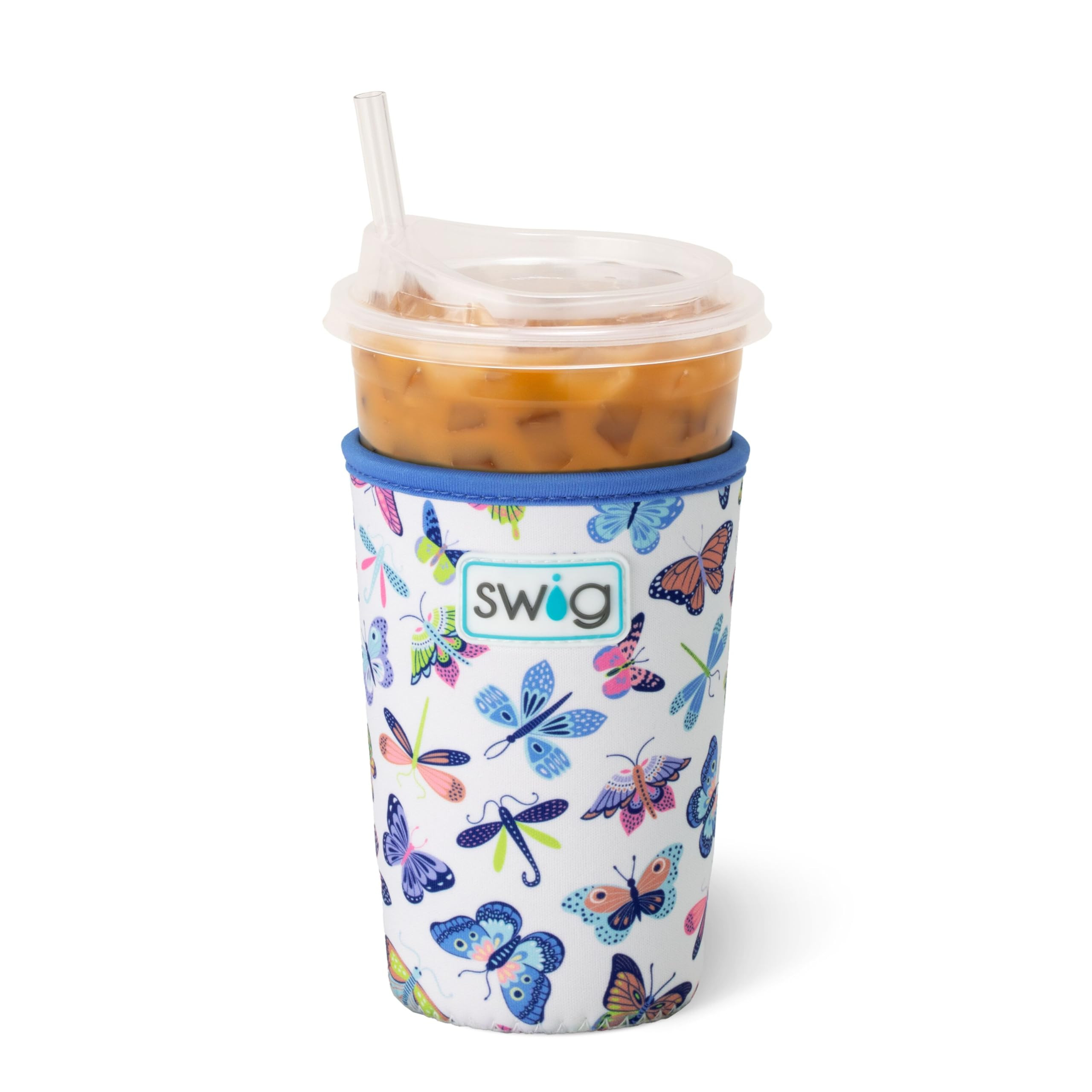 Swig Life Iced Cup Coolie, Standard 22oz Iced Coffee Cup Insulator Sleeve with Handle, Neoprene I... | Amazon (US)