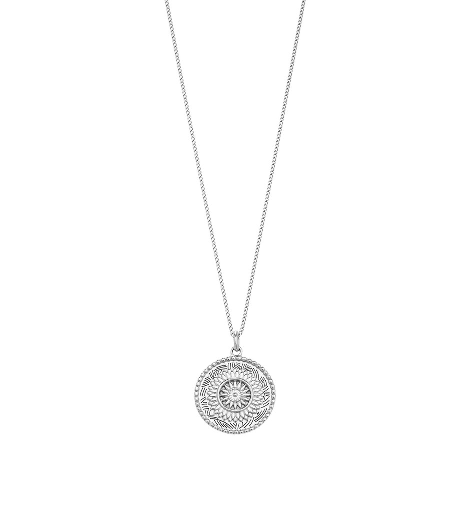 TRAVELLER COIN NECKLACE (STERLING SILVER) | Kirstin Ash