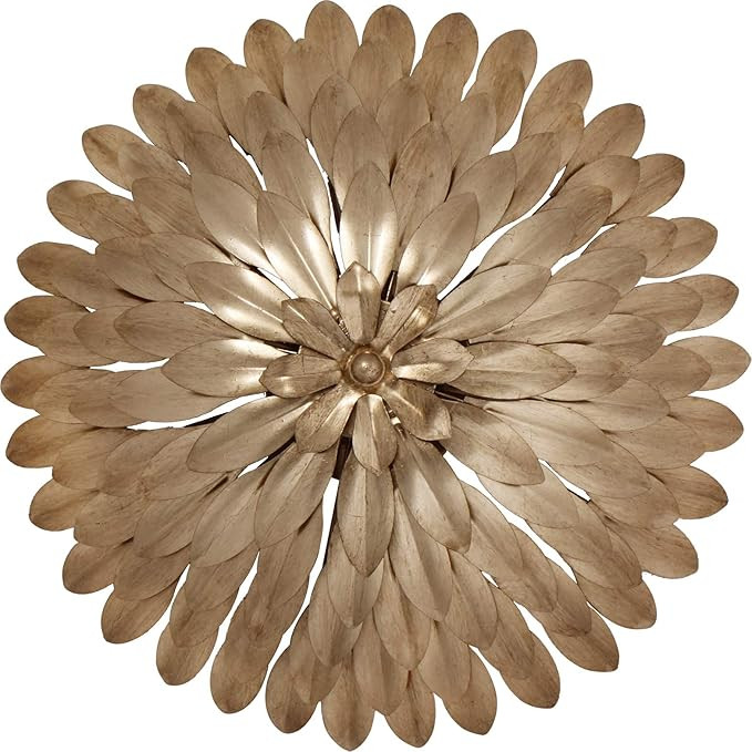 Broche 4 Light Antique Gold Ceiling Mount - Ceiling Light for Living Room, Hallway Light, Foyer, ... | Amazon (US)