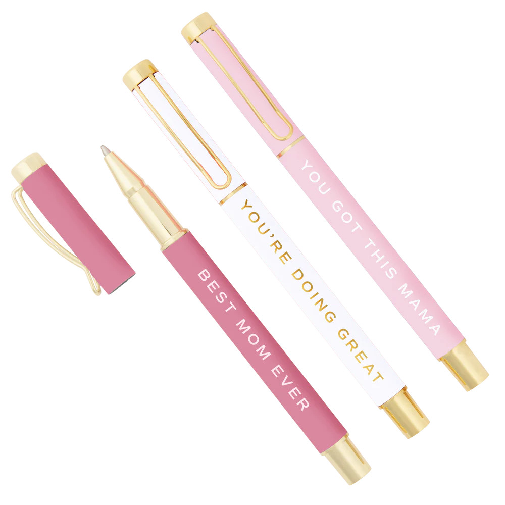 Best Mom Ever Metal Pen Set - Neutrals | Gifts for Mom | Sweet Water Decor, LLC