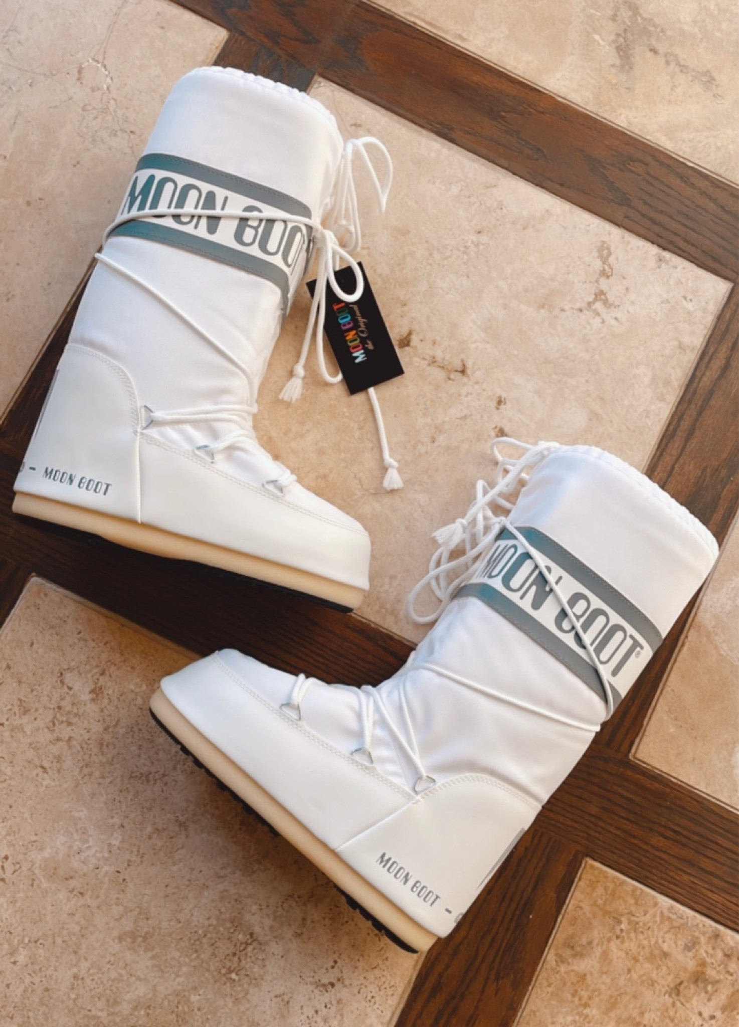 The iconic snow boots ❄️ Snowy day/ski trip essential!! My sister is going on a ski trip soon so we finally found a reason to order these Moon Boots and I’m so glad we did! They are so so so comfortable and padded inside. Now I’m just praying it snows in Ga so I can wear them as well 🥲 

#LTKstyletip #LTKtravel #LTKFind