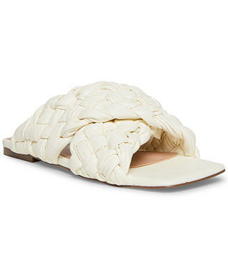 Steve Madden Women's Marina Braided Square-Toe Slides & Reviews - Slippers - Shoes - Macy's | Macys (US)