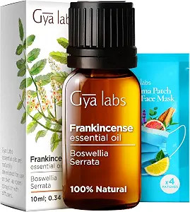Gya Labs Frankincense Essential Oil - 100% Pure Natural Frankincense Oil for Face Skin Body Massa... | Amazon (US)