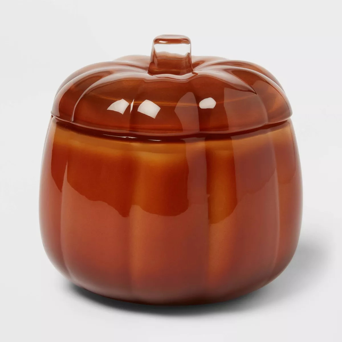Lidded Glass Pumpkin Jar Candle - Threshold™ | Target