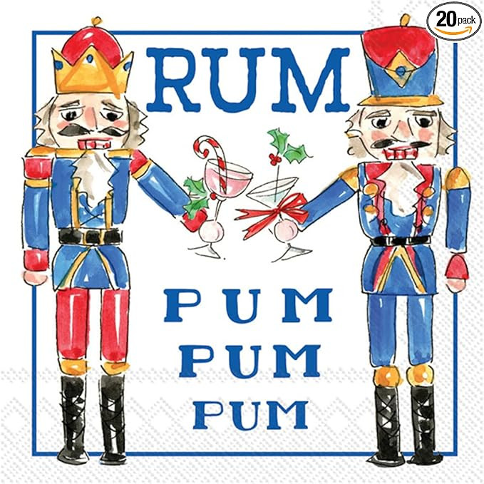 IHR Ideal Home Range Cocktail Napkins Rosanne Beck Disposable 3-Ply Paper Party Napkin Pack, 5" x... | Amazon (US)