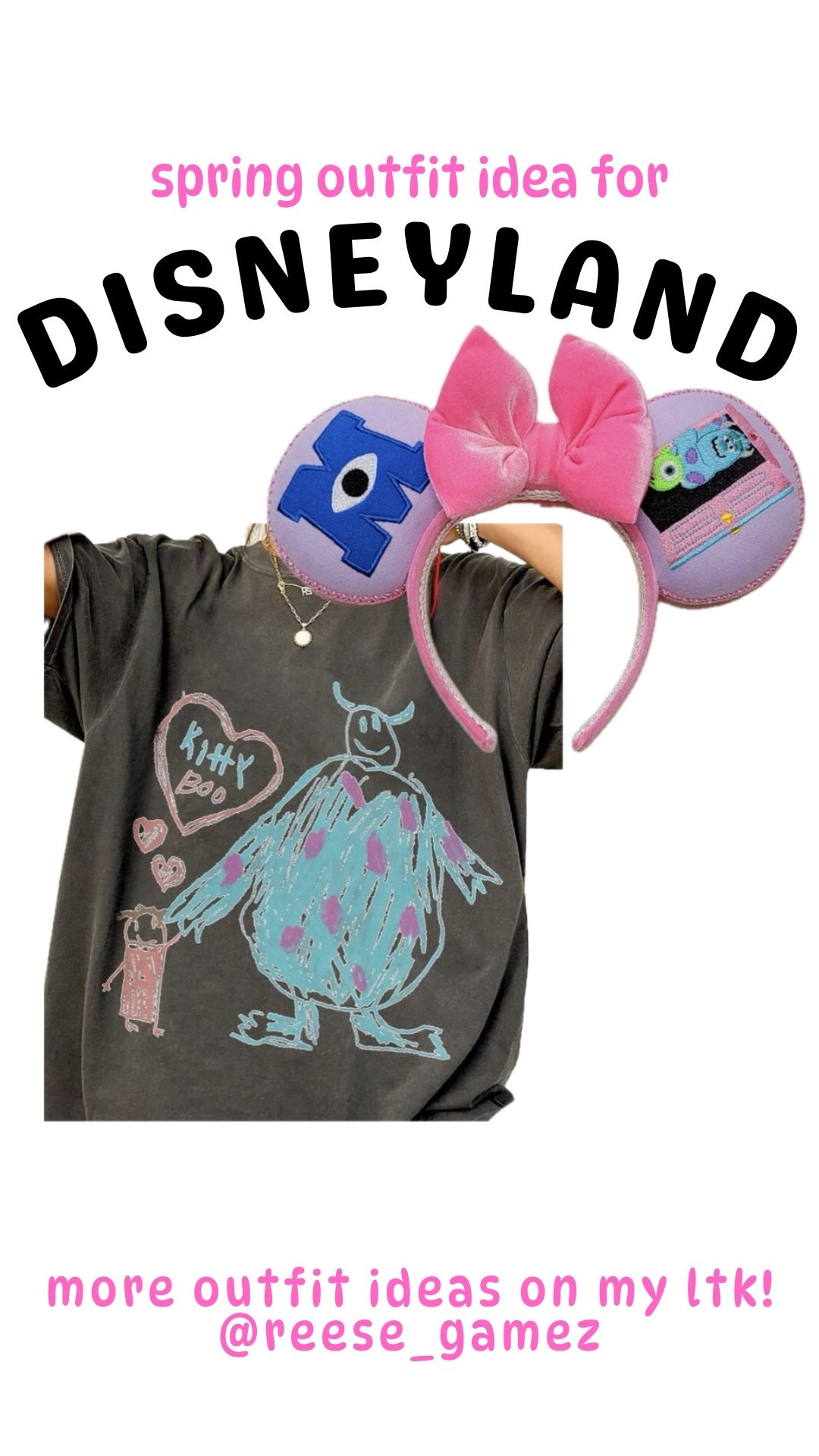 disney outfit, disneyland outfit, disney outfits, disneyland outfits, monsters inc outfit, sully outfit, mickey ears, minnie ears

#LTKSeasonal #LTKTravel #LTKootd