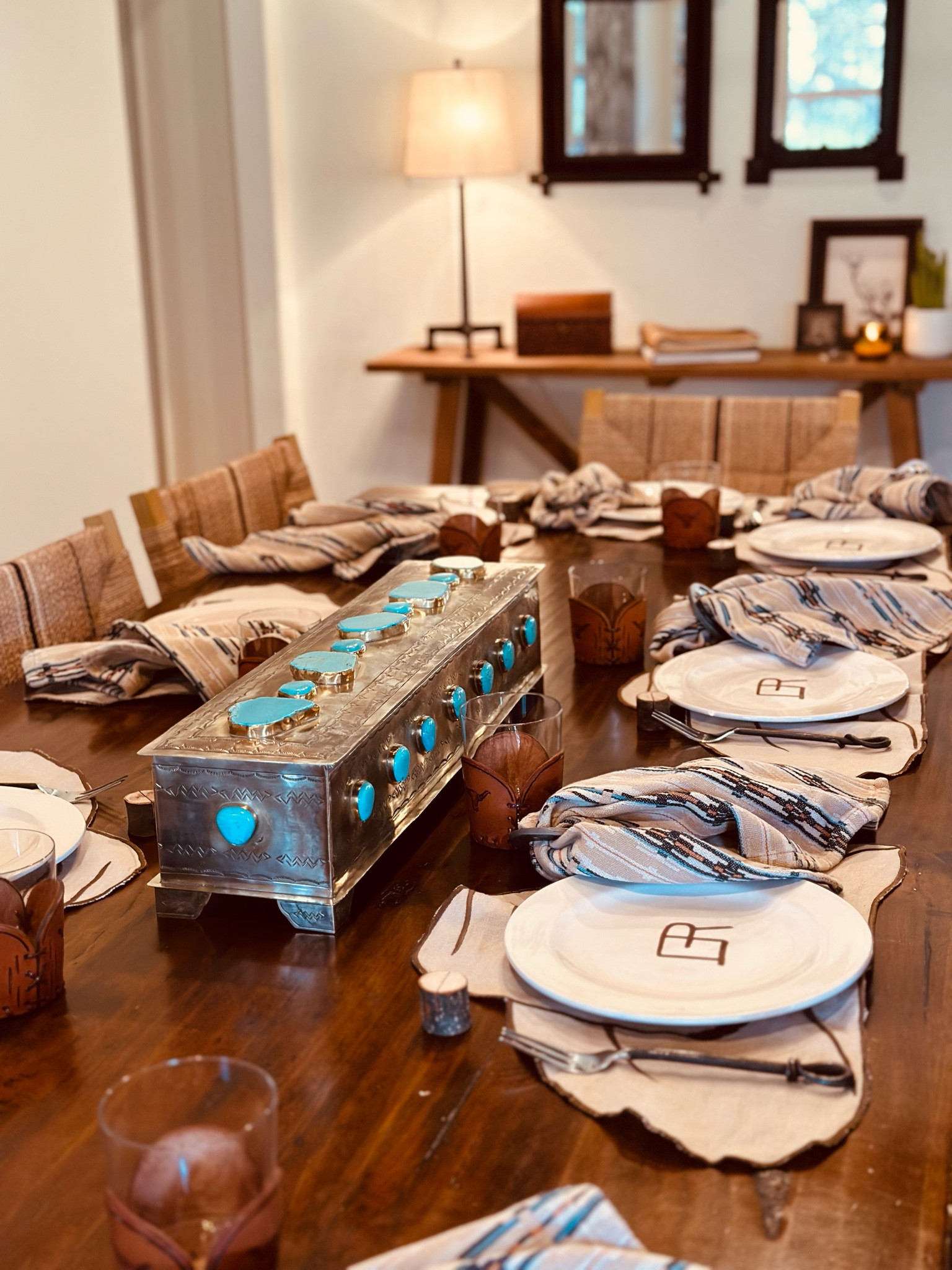 Added this new “mantle box” to my entertaining supplies. I was inspired to get it by a box with turquoise stones that I saw at an event in Brazil and finally found one similar. For a larger event, I will fill this entire box with beautiful bright limes and let them overflow to make for a gorgeous centerpiece instead of a flower arrangement. I have a lot of pieces from this brand and I will tag several of them here.

#LTKHome #LTKParties