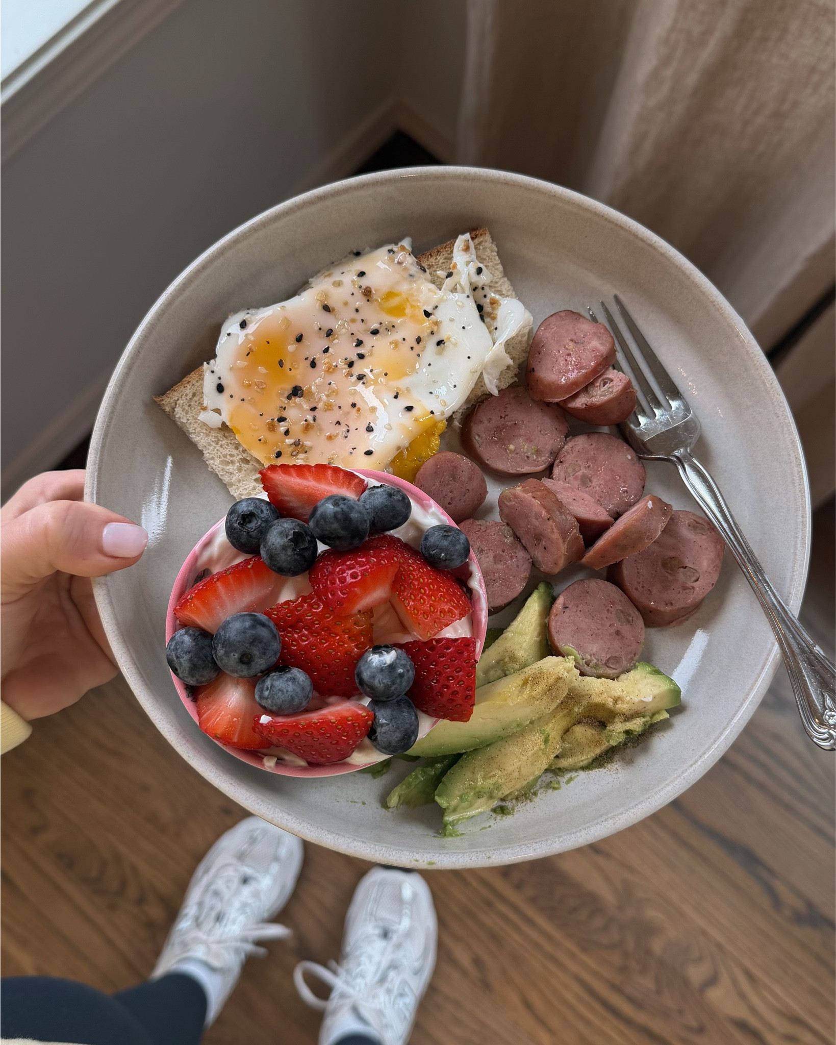High Protein Breakfast Plate staples 🍳🥣🥞🫐🍓🥑🥯

#LTKfitnessgoals #LTKfoodie #LTKActive