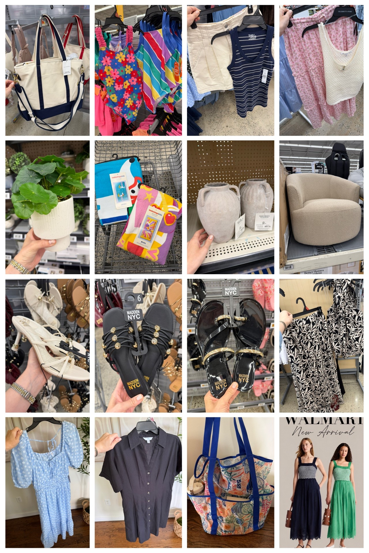 Walmart finds I’m loving! The mesh beach tote is seriously the best and only $9.98 (mine is from last year; this year’s comes in four new prints). #walmartfashion
