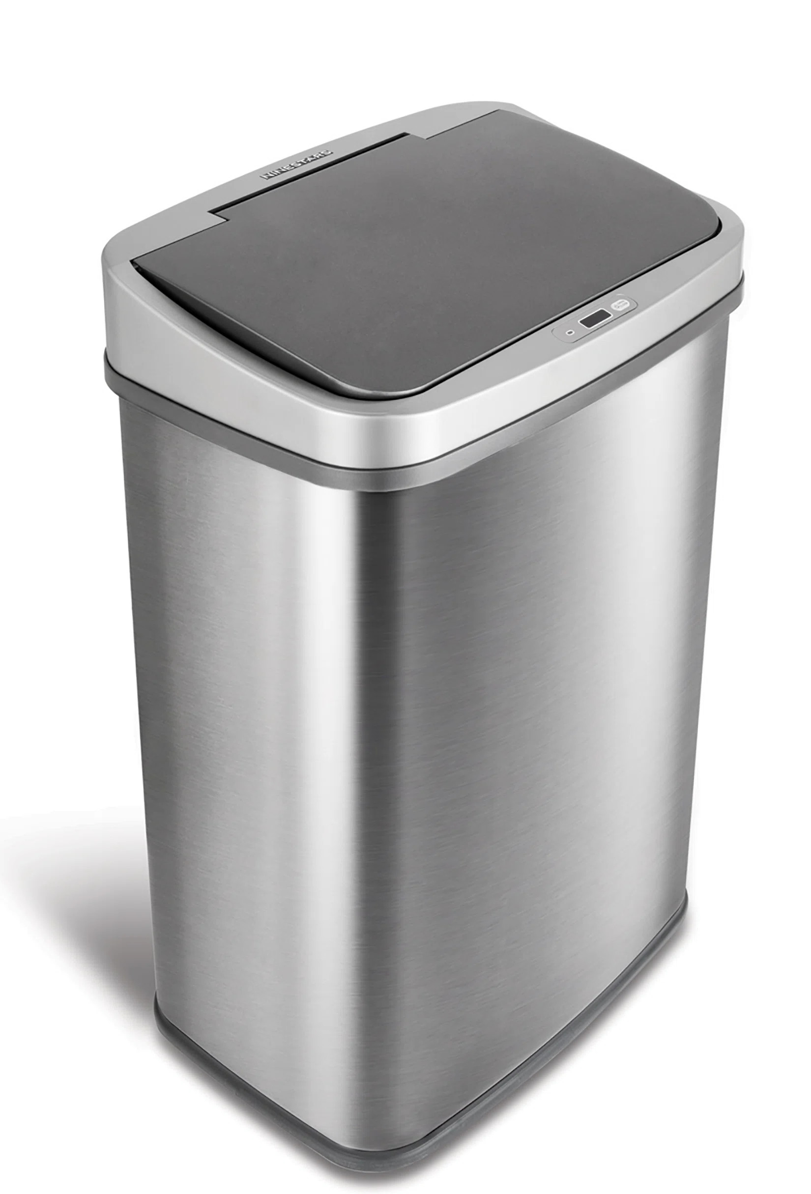 Nine Stars 13.2 Gallon Stainless Steel Motion Sensor Trash Can | Wayfair North America