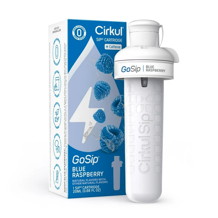 Cirkul GoSip Blue Raspberry Flavor Cartridge, Drink Mix, 1-Pack | Walmart (US)