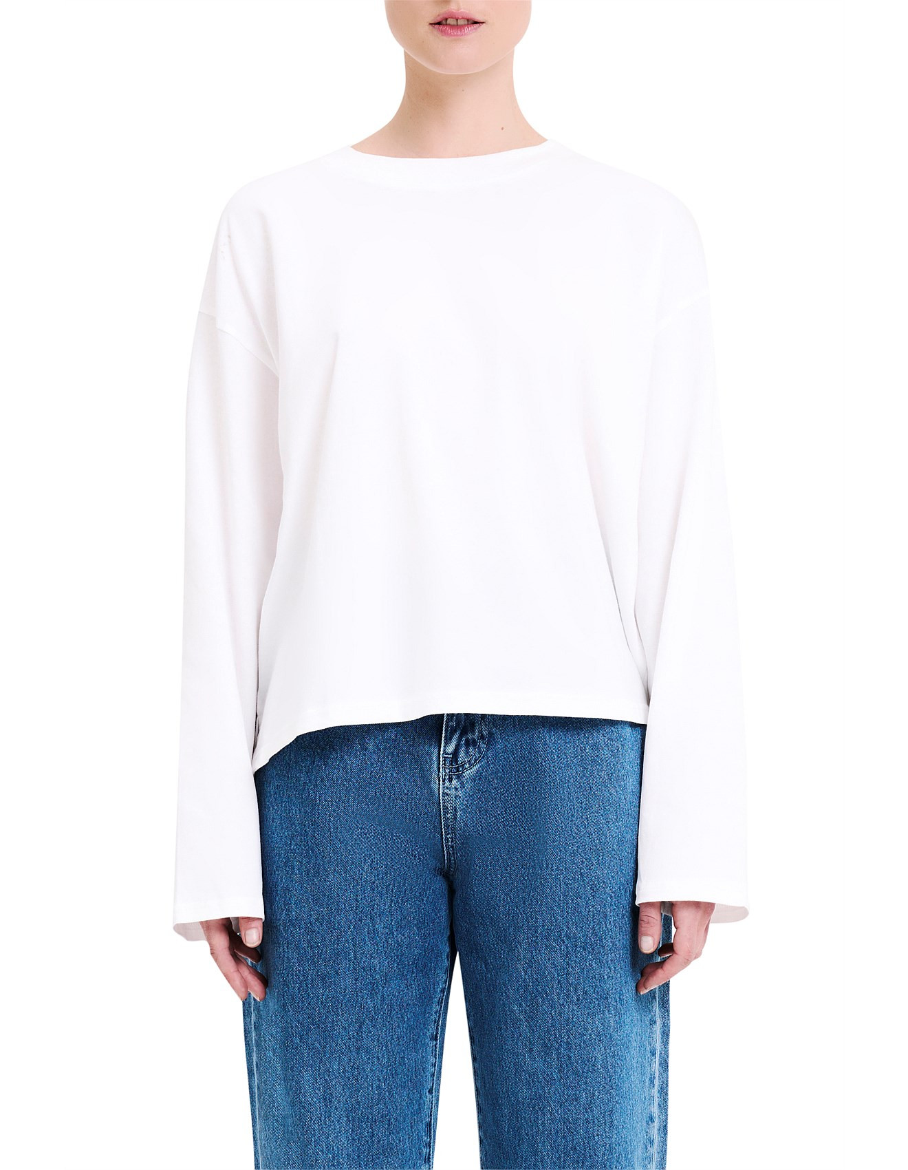 Organic Cotton Long Sleeve T-shirt | David Jones (Australia & New Zealand)
