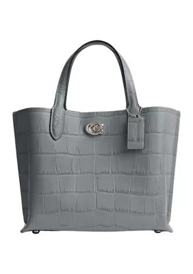 Coach Willow Tote 24, Blue | Belk