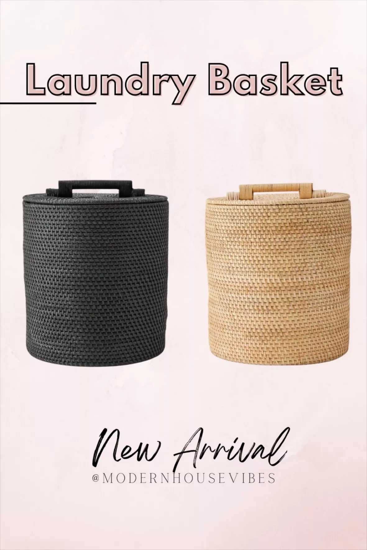 Rattan Laundry Basket curated on LTK