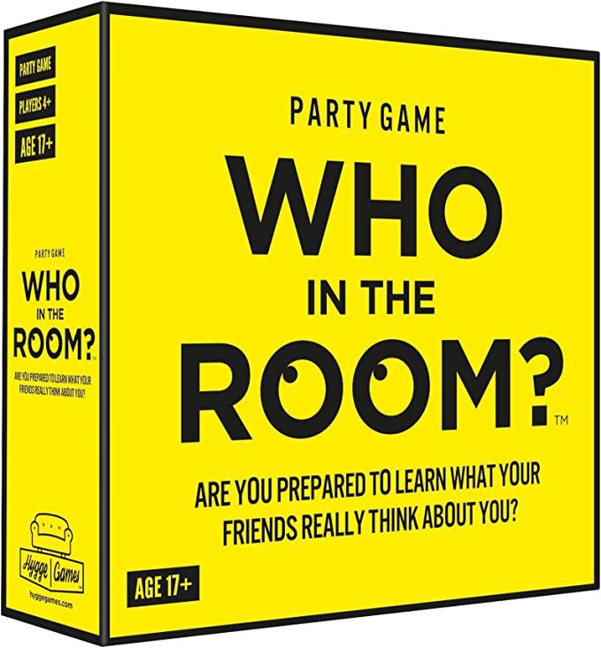Hygge Games Who in The Room? Party Gamef Yellow | Amazon (US)