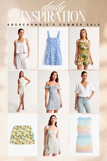 Kick off summer with these new looks on sale now at Abercrombie and Fitch! Scroll down to shop! Xo!

#LTKStyleTip #LTKSaleAlert #LTKFindsUnder100