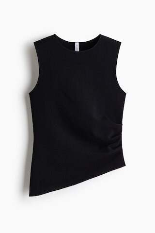 H & M - Asymmetric Top - Black | H&M (US + CA)