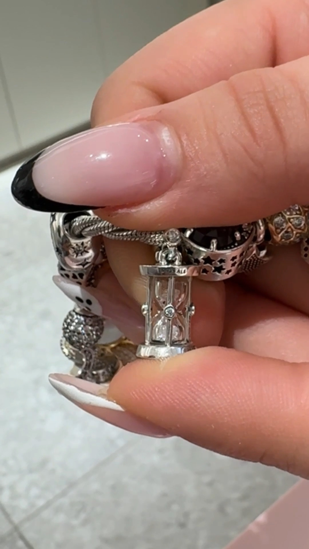 Went to Pandora because I had to see these in person. The level of detail is amazing. The hourglass has moveable cubic zirconias inside. These are going on my list! 

#LTKFindsUnder100 #LTKSaleAlert #LTKGiftGuide