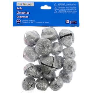 Silver Glitter Jingle Bells by Creatology™ | Michaels Stores