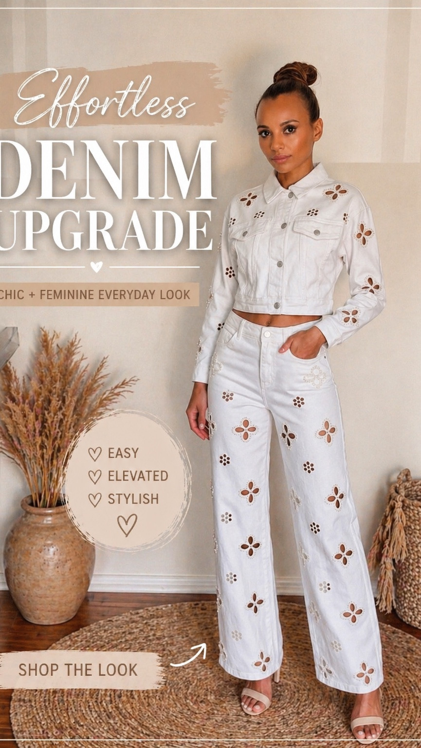 Elevated denim but make it chic 🤍 This matching set gives effortless, feminine vibes while still feeling modern and easy to wear.

#LTKStyle #LTKDenim #ChicStyle #ElevatedCasual #NeutralStyle #OutfitInspo #LTKFashion

#LTKMothersDay #LTKootd #LTKgrwm