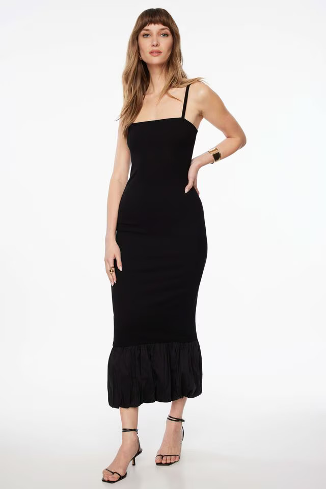 Bubble Hem Maxi Dress | Dynamite Clothing