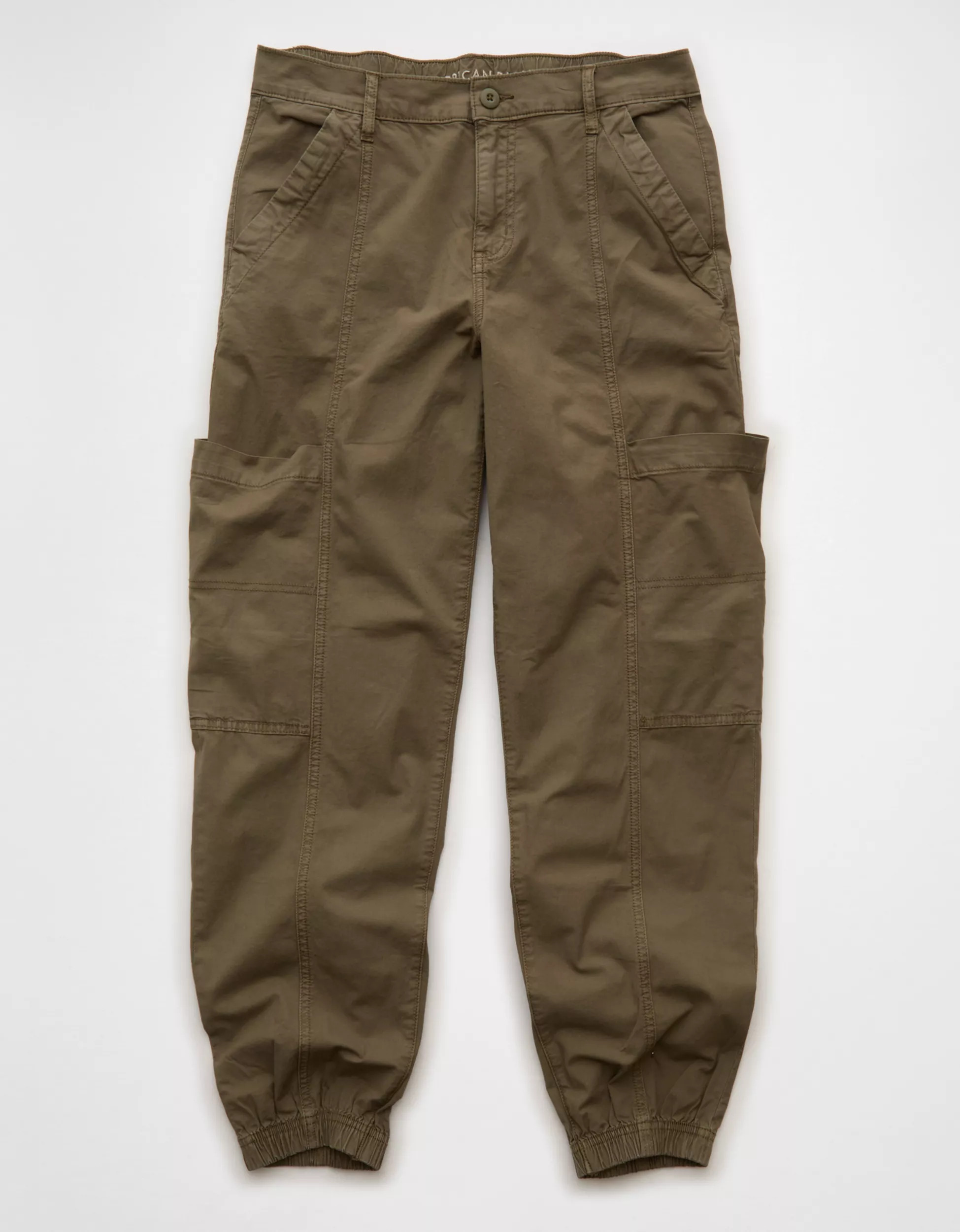 AE Snappy Stretch High-Waisted Baggy Cargo Jogger | American Eagle Outfitters (US & CA)