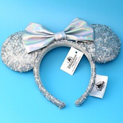 Disney Parks 2021 Silver Minnie Ears Cinderella Edition Magic Mirror Headband | eBay US