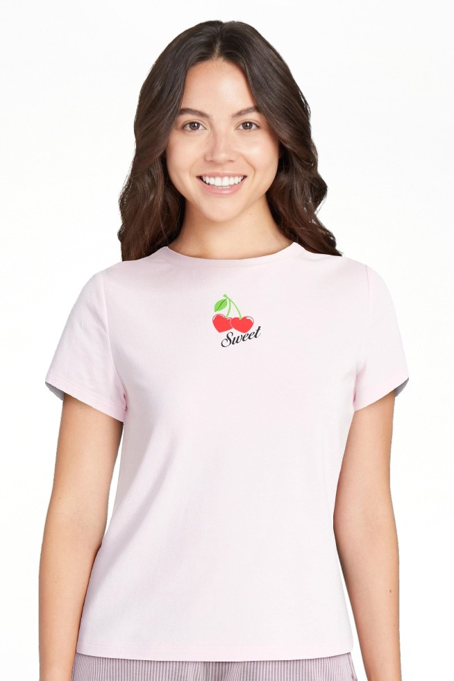 No Boundaries Sleepwear Graphic Baby Tee, Women's XS-XXL | Walmart (US)