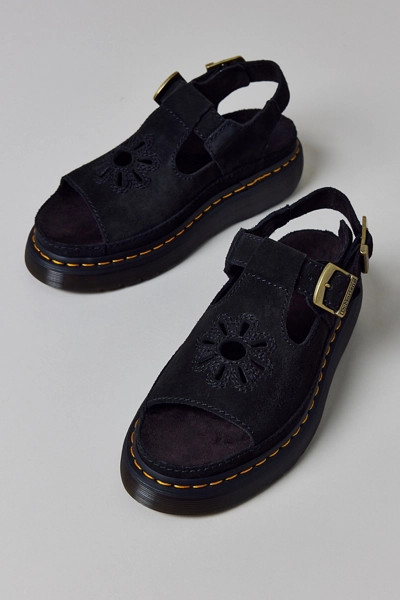 Dr. Martens Women's Dunnet Flower T-Strap Sandal | Urban Outfitters (US and RoW)