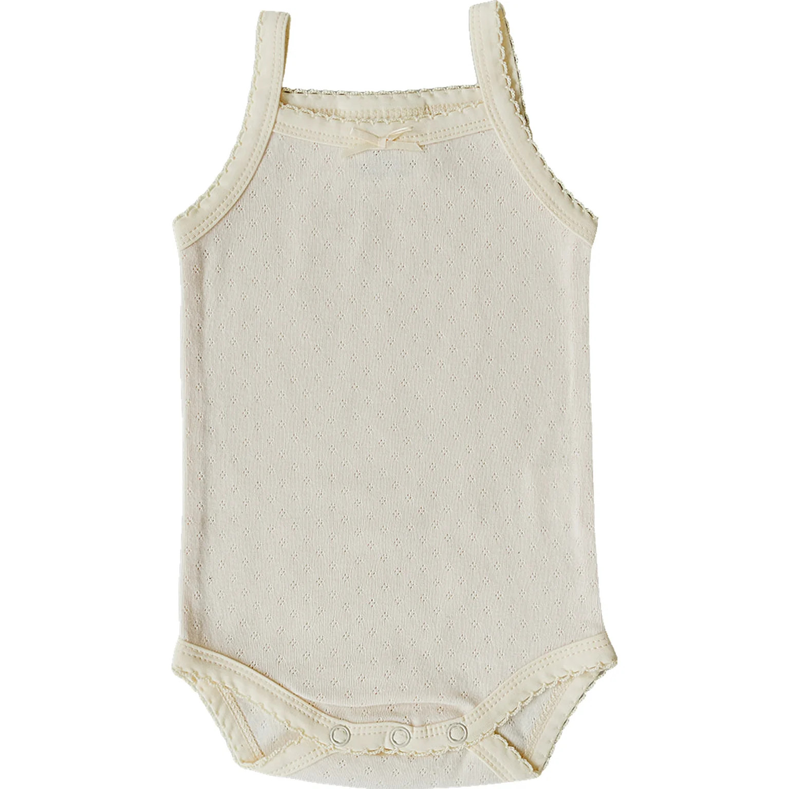 Yellow Pointelle Tank Bodysuit | Mebie Baby