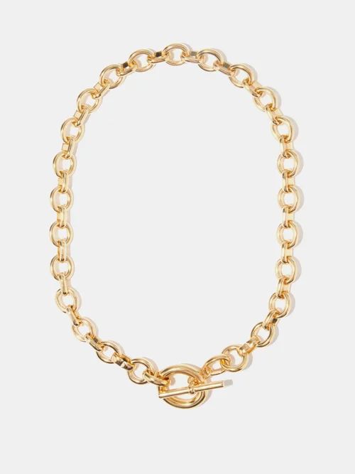 Laura Lombardi - Portrait 14kt Gold-plated Chain Necklace - Womens - Gold | Matches (US)