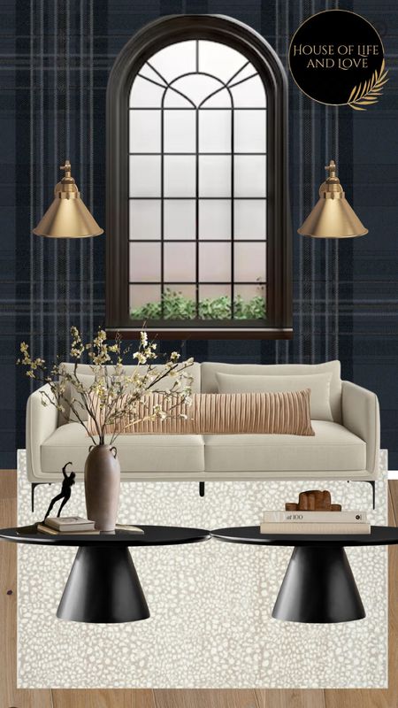Couch, sconces, area rug, coffee table, coffee table decor, throw pillows, wallpaper, faux flowers, vase

#LTKSaleAlert #LTKStyleTip #LTKHome