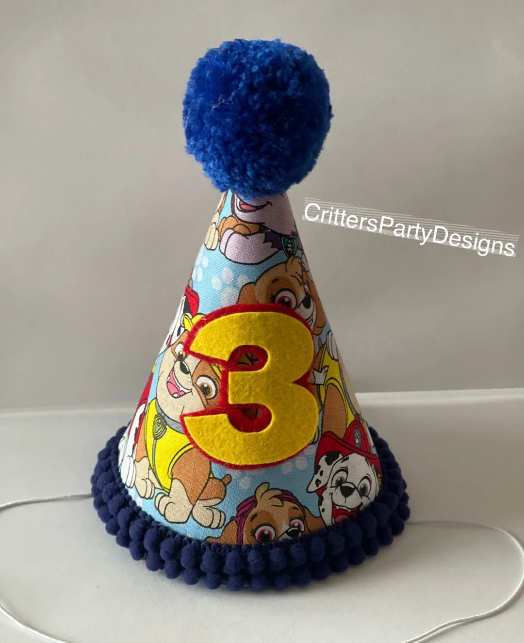 Cartoon Dog First Birthday Hat, Birthday Accessories | Etsy (US)