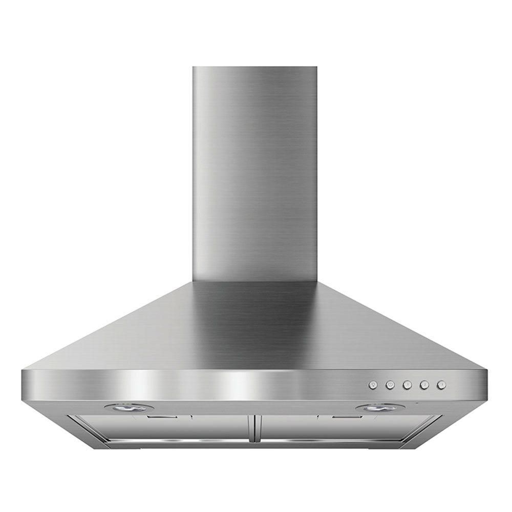 24 in. Convertible Wall Mounted Canopy Range Hood in Stainless Steel-UXW7324BSS - The Home Depot | Home Depot