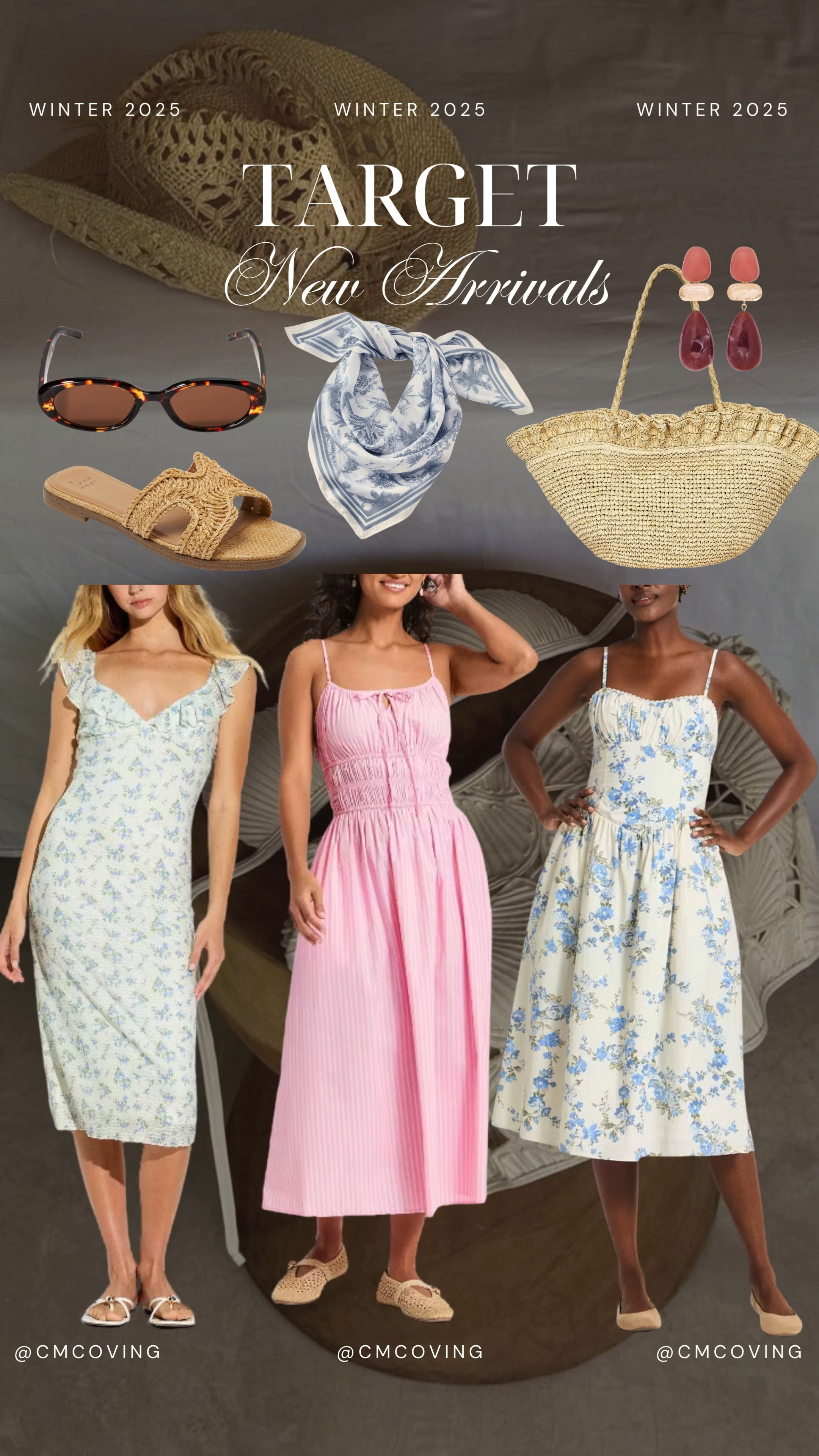 Target New Arrivals 🤎 Spring break, vacation, swimsuits, bikini, love shack fancy look alike, flip flops, beach towels, sunglasses, target, dress, easter dress, vacation dress 

 #LTKootd #LTKSeasonal #LTKTravel