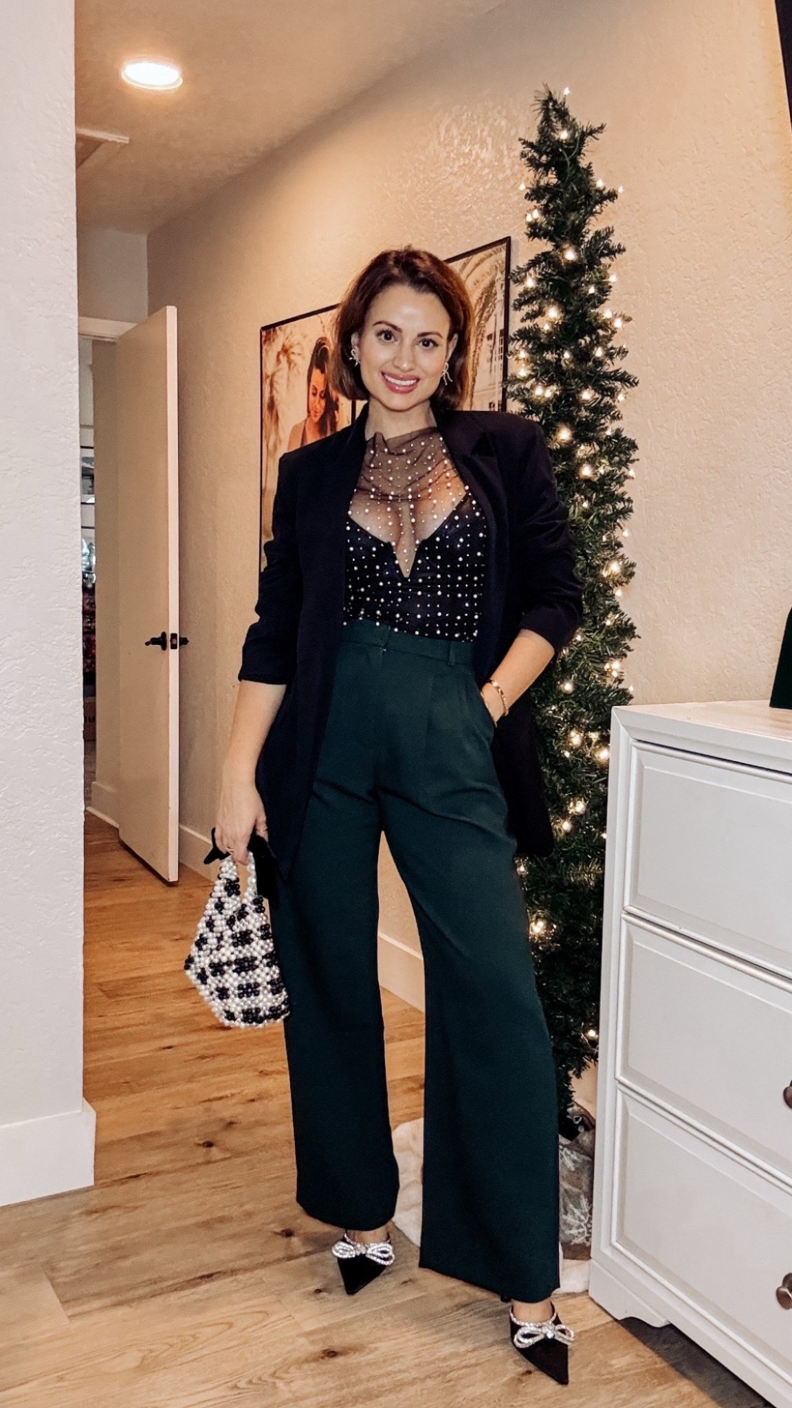 Trust the process kind of holiday outfit thats perfect for NYE

Love this black look with a splash of sparkle for any holiday events! The perfect amount of dressy and classy 🖤


#LTKSeasonal #LTKHoliday #LTKootd