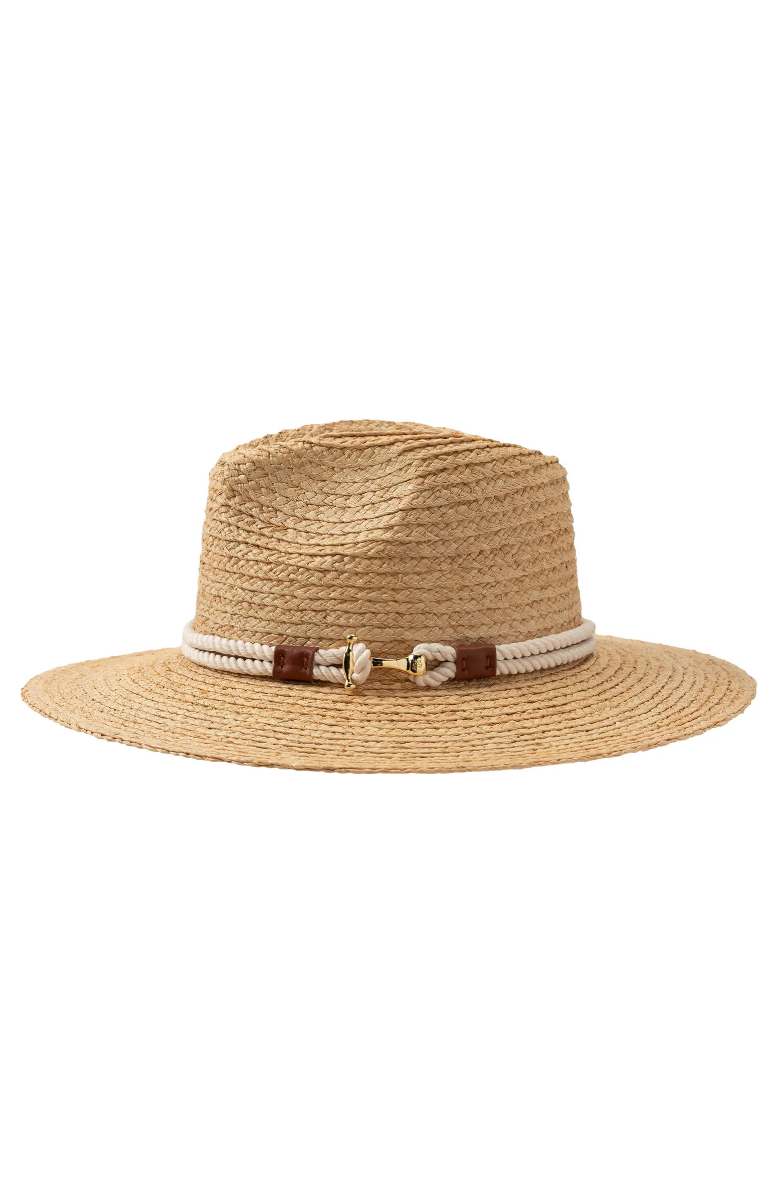 Raffia Fedora with Braided Band | Nordstrom