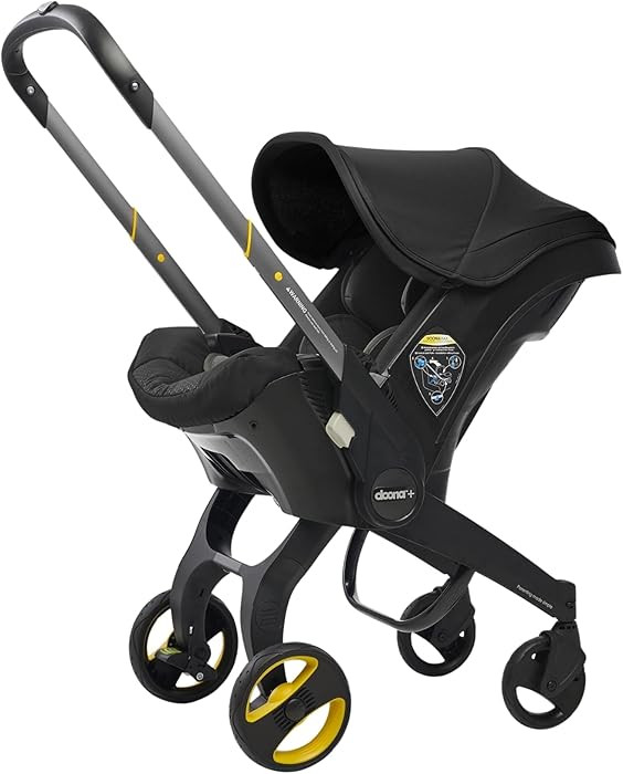Doona Car Seat & Stroller, Nitro Black - All-in-One Travel System | Amazon (US)