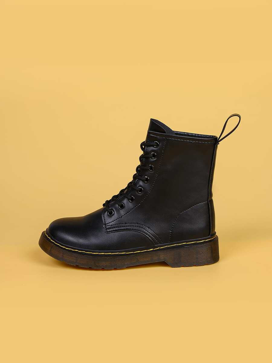 Lace-up Front Combat Boots | SHEIN