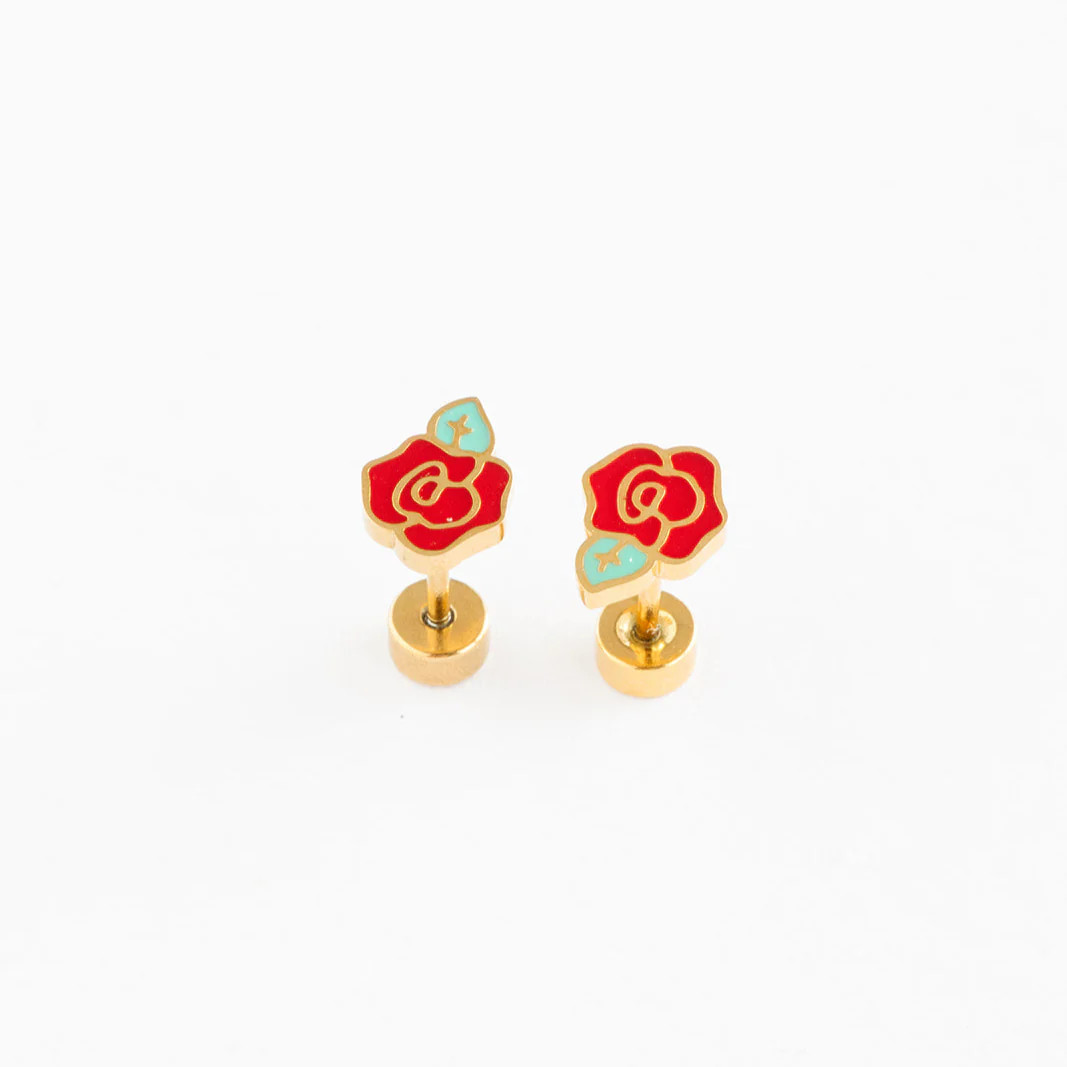 Rose Stud Earring | Pip Pop Post