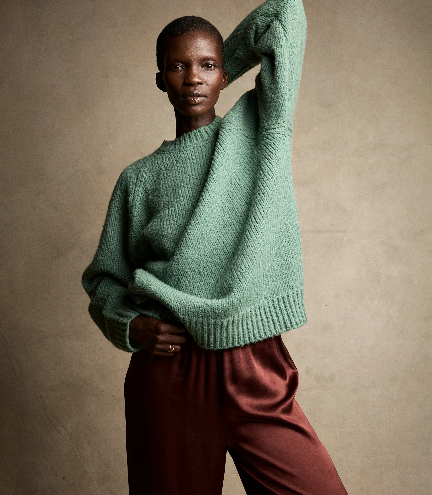 Iva Sweater - Valley Green | DOEN