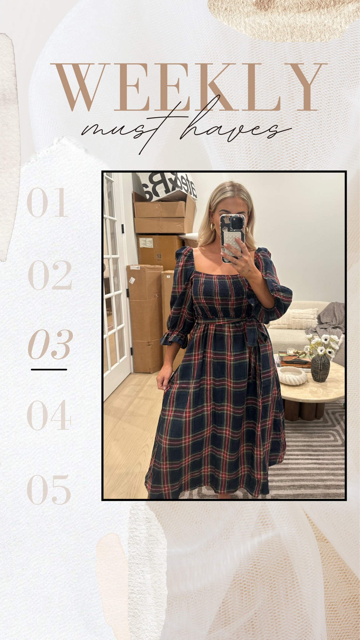 Obsessed with this dress for the holidays🌲✨ so cute for Christmas photos or party! I am in a large but it runs big, I would definitely prefer a medium or maybe even a small #holiday #partydress #size10  

#LTKparties #LTKHoliday #LTKmidsize