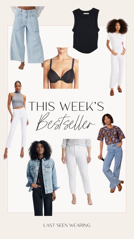 This week’s bestsellers. White jeans were a hit this week! 

White jeans finds
Denim faves
Denim spring picks 

#LTKstyletip #LTKFind #LTKunder100