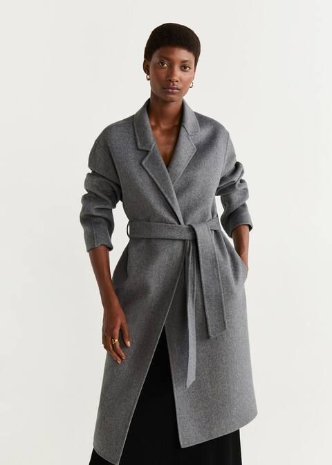 Unstructured wool-blend coat | MANGO (US)