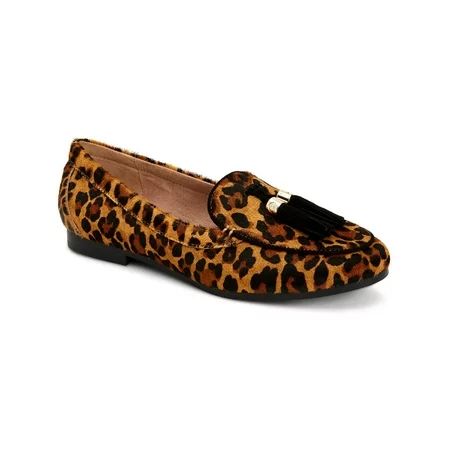 Charter Club Womens Margott Leopard Print Fashion Loafers Multi 9.5 Medium (B M) | Walmart (US)