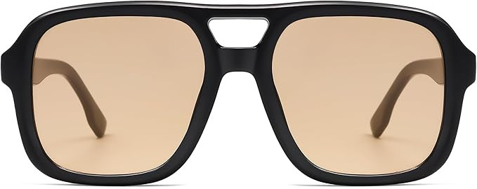 SOJOS Retro Aviator Sunglasses For Women Men Square Womens Square Sun Glasses SJ2355 | Amazon (US)