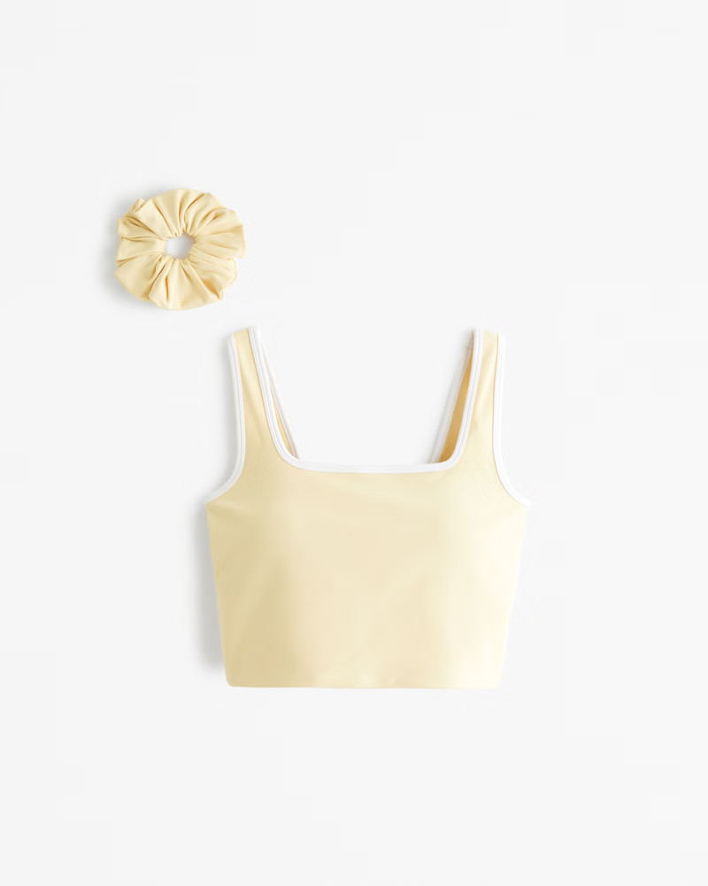 Women's YPB sculptLUX Squareneck Slim Tank | Women's Active | Abercrombie.com | Abercrombie & Fitch (US)